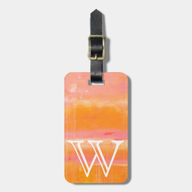 Caribbean Sky Luggage Tag (Front Vertical)