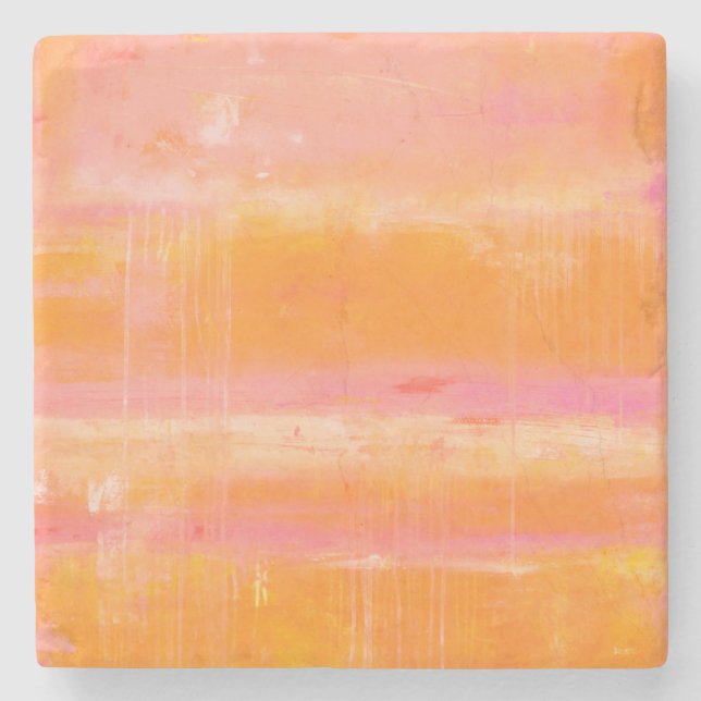 Caribbean Sky Stone Coaster (Front)