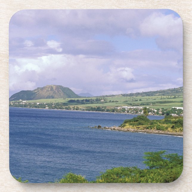 Caribbean, St. Kitts, Roseau. Coast. Coaster (Front)