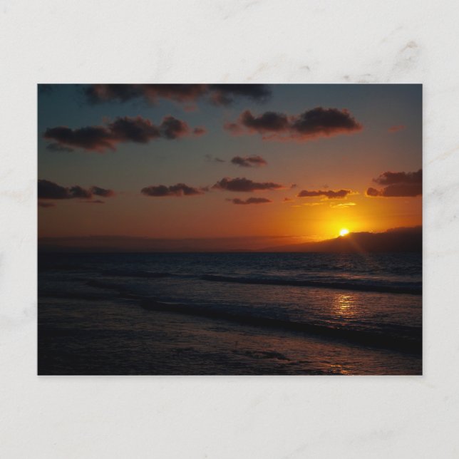 Caribbean Sunset 01 Postcard (Front)