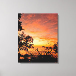 Caribbean Sunset Glow – Canvas Wall Art