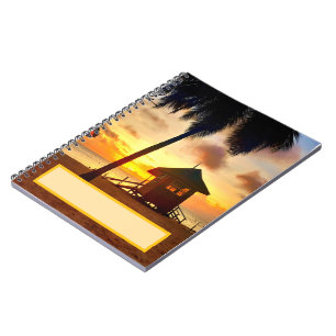 Caribbean Sunset Spiral Notebook