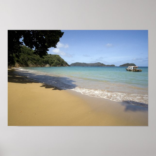 Caribbean - Tobago - Beach along Atlantic Poster (Front)