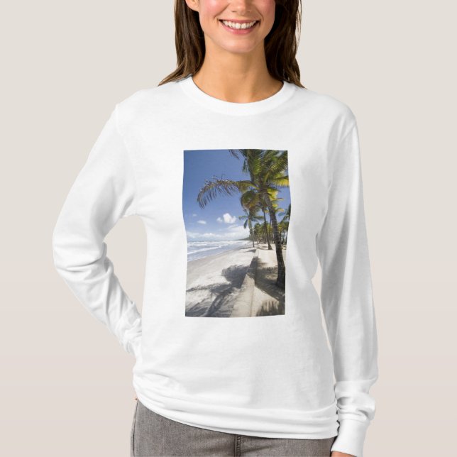 Caribbean - Trinidad - Manzanilla Beach on T-Shirt (Front)