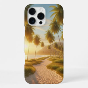 Caribbean/tropical/Hawaiian beach sunset iPhone 16 Pro Max Case