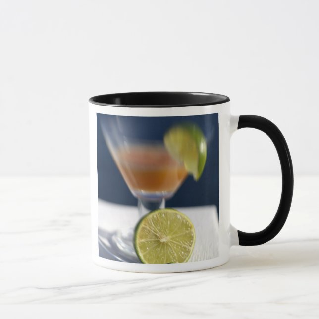 Caribbean, Virgin Islands. Tropical rum punch, Mug (Right)