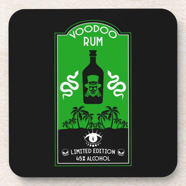 Caribbean Voodoo Rum Coaster (Front)