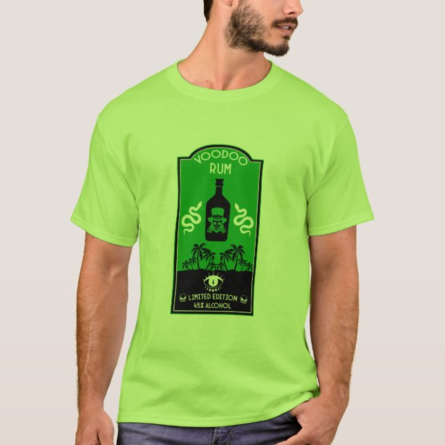 Caribbean Voodoo Rum T-Shirt (Front)