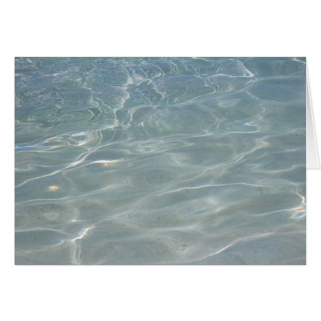 Caribbean Water Abstract Blue Nature (Front Horizontal)