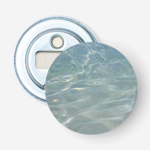 Caribbean Water Abstract Blue Nature Bottle Opener