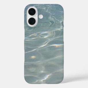 Caribbean Water Abstract Blue Nature iPhone 16 Case