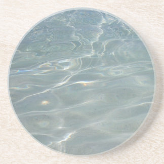 Caribbean Water Abstract Blue Nature Coaster