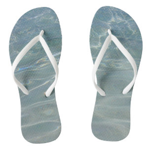 Caribbean Water Abstract Blue Nature Jandals