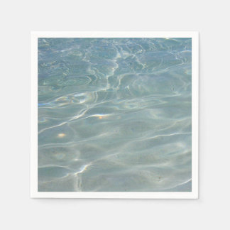 Caribbean Water Abstract Blue Nature Napkin