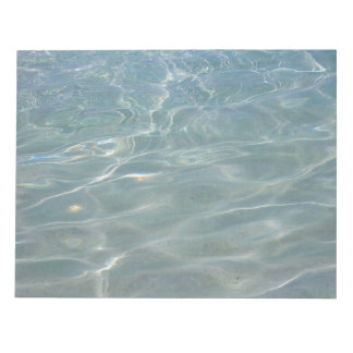 Caribbean Water Abstract Blue Nature Notepad