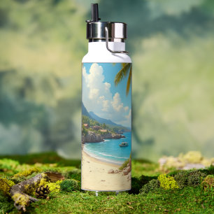 Caribbean weekend water bottle