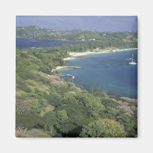 Caribbean, West Indies, St. Lucia. View of Magnet