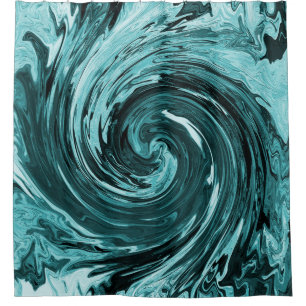 Caribbean wild waters..... shower curtain