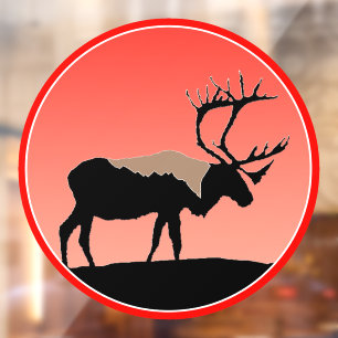 Caribou at Sunset - Original Wildlife Art