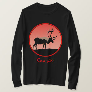 Caribou at Sunset  - Original Wildlife Art T-Shirt