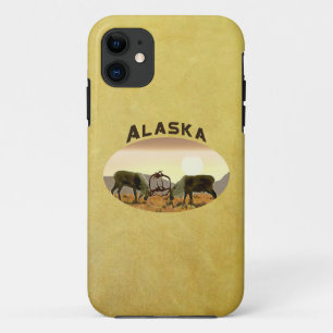 Caribou Duel - Alaska iPhone 11 Case