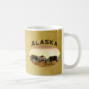 Caribou Duel - Alaska Coffee Mug