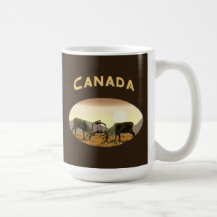 Caribou Duel - Canada Coffee Mug