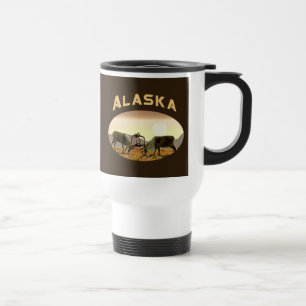 Caribou Duel - Canada Travel Mug