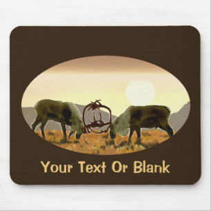Caribou Duel Mouse Pad