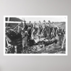 Caribou Hunters Alaska 1928 Poster