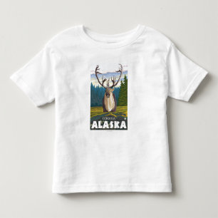 Caribou in the Wild - Cordova, Alaska Toddler T-Shirt