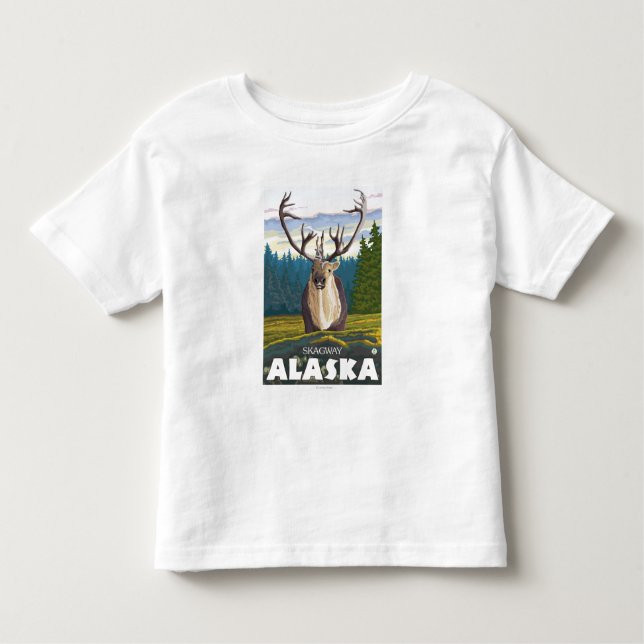 Caribou in the Wild - Skagway, Alaska Toddler T-Shirt (Front)
