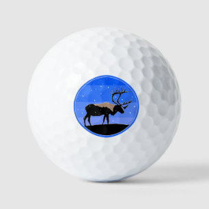 Caribou in Winter - Original Wildlife Art Golf Balls