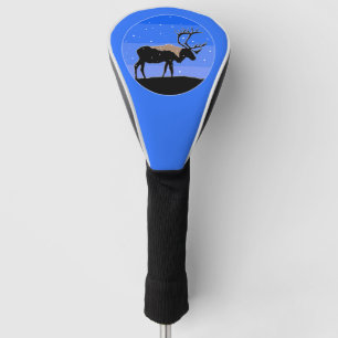 Caribou in Winter  - Original Wildlife Art Golf Head Cover