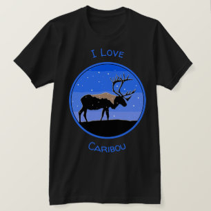 Caribou in Winter - Original Wildlife Art T-Shirt