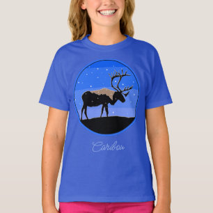 Caribou in Winter - Original Wildlife Art T-Shirt