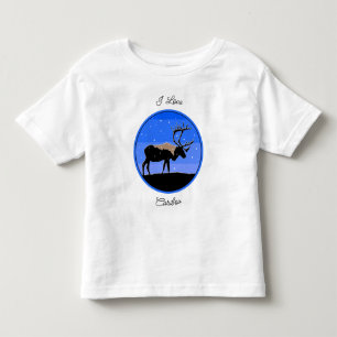 Caribou in Winter  - Original Wildlife Art Toddler T-Shirt