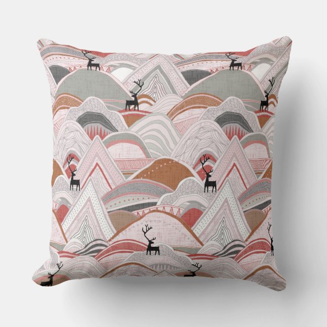 caribou mountains sienna cushion (Front)