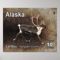 Caribou (Reindeer) - Alaska Postage