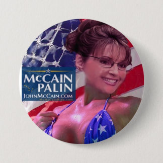 Caribou - Sarah Palin 7.5 Cm Round Badge