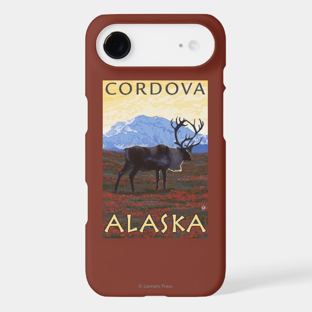 Caribou Scene - Cordova, Alaska Case-Mate iPhone Case (Back)
