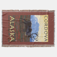 Caribou Scene - Cordova, Alaska