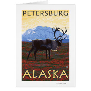 Caribou Scene - Petersburg, Alaska