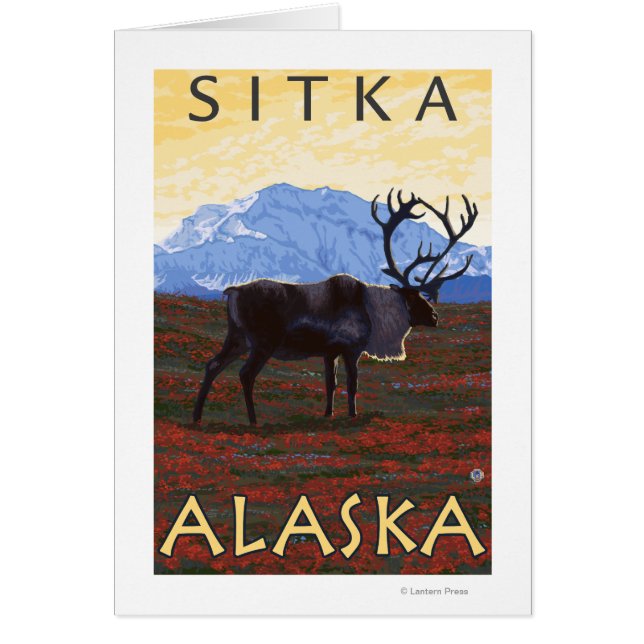 Caribou Scene - Sitka, Alaska (Front)