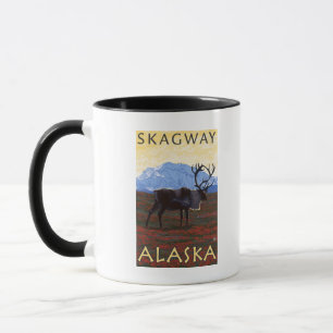 Caribou Scene - Skagway, Alaska Mug