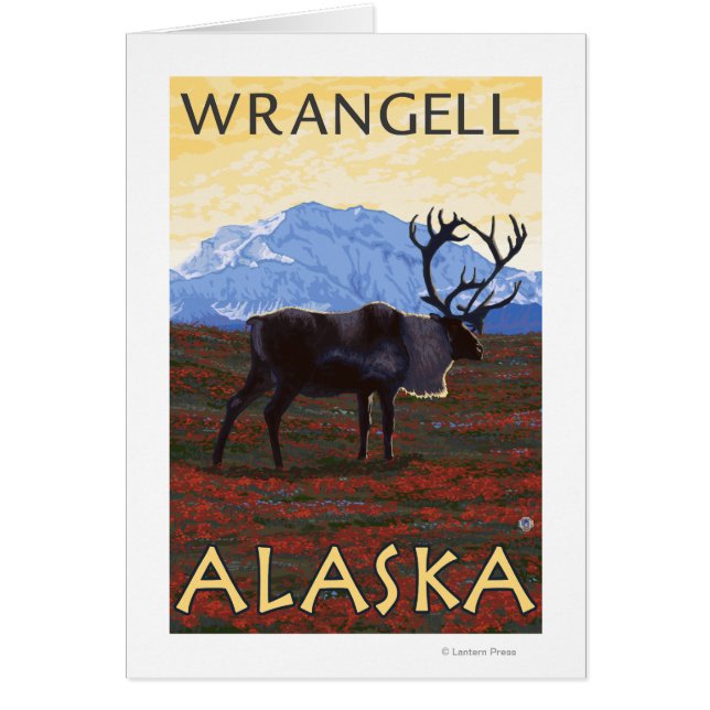 Caribou Scene - Wrangell, Alaska (Front)