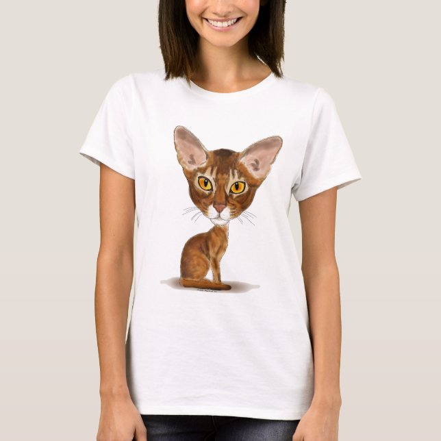 Caricature Abyssinian T-Shirt (Front)