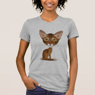 Caricature Abyssinian T-Shirt