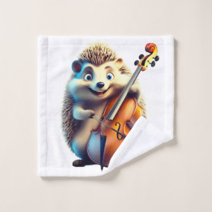 Caricature, Cartoon, Illustration A musical Bath Towel Set