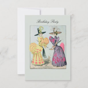 Caricature Fashions ~ Invitations / RSVP